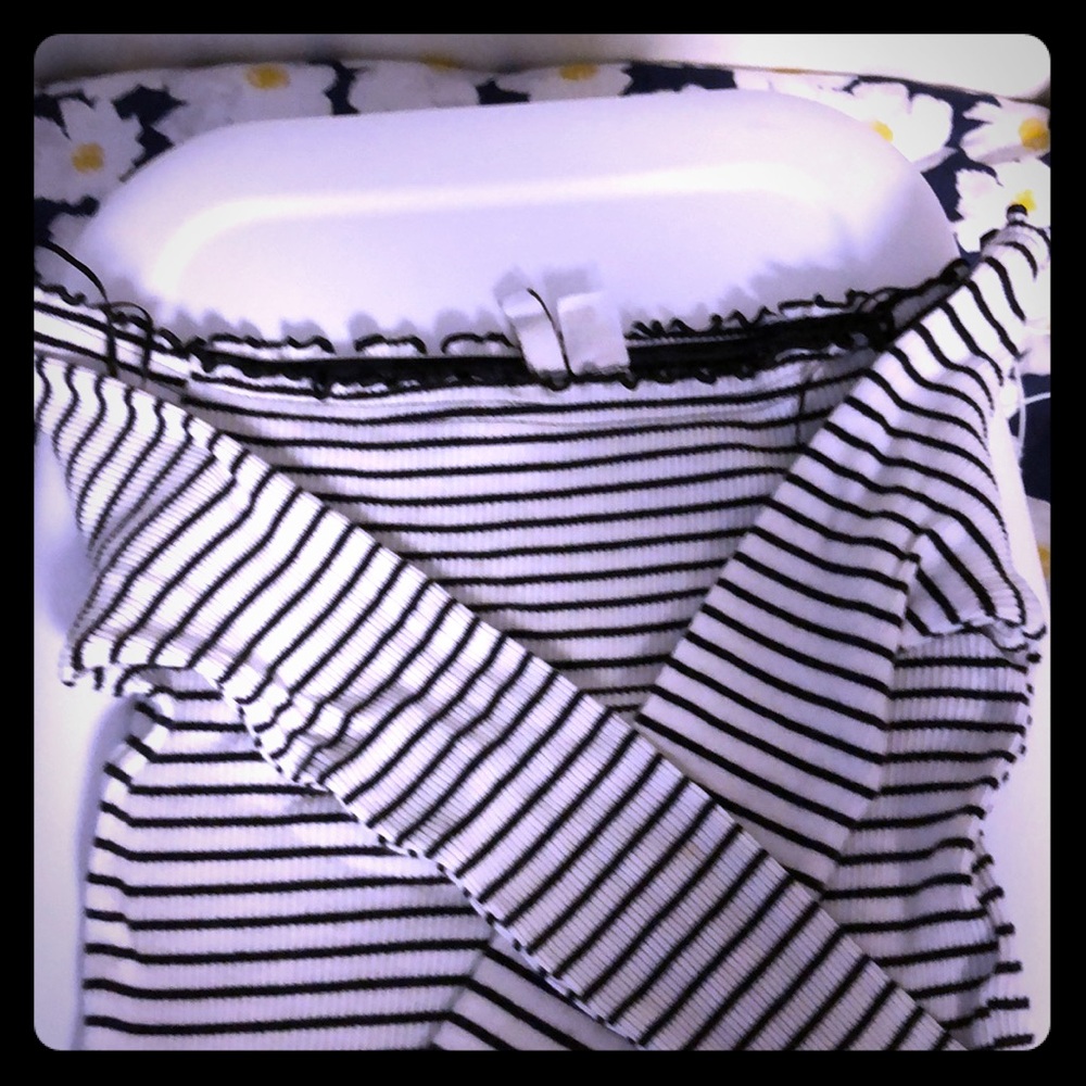 Off the shoulder crop top